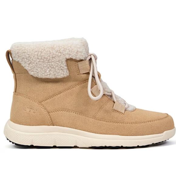 NEW JBU Women's Freeze Round Toe Winter Boots Tan Size 6.5M - Picture 2 of 5